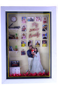 Personalized Family Living Room Theme 3D Light Box Frame with LED Lighting | KDS Creation
